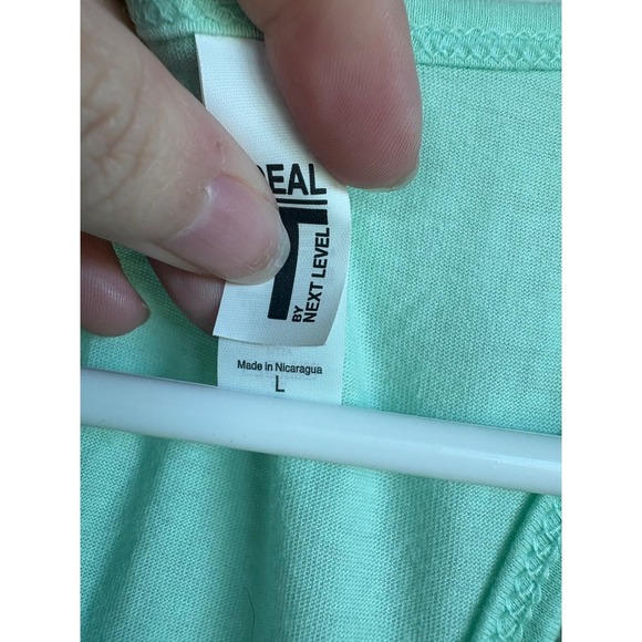 Bride Tank Top Racerback Mint Green Bachelorette Party Wedding Size L - Picture 3 of 4